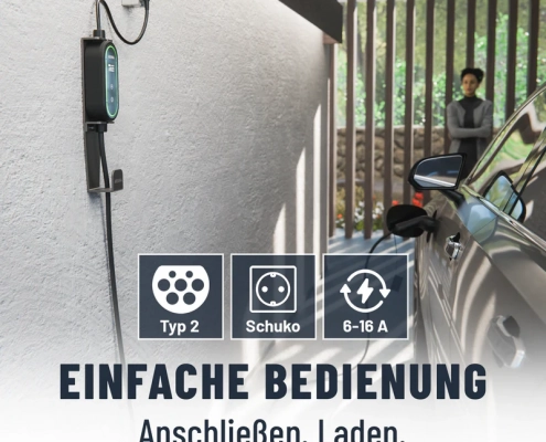 Ladekabel Typ 2 Schuko